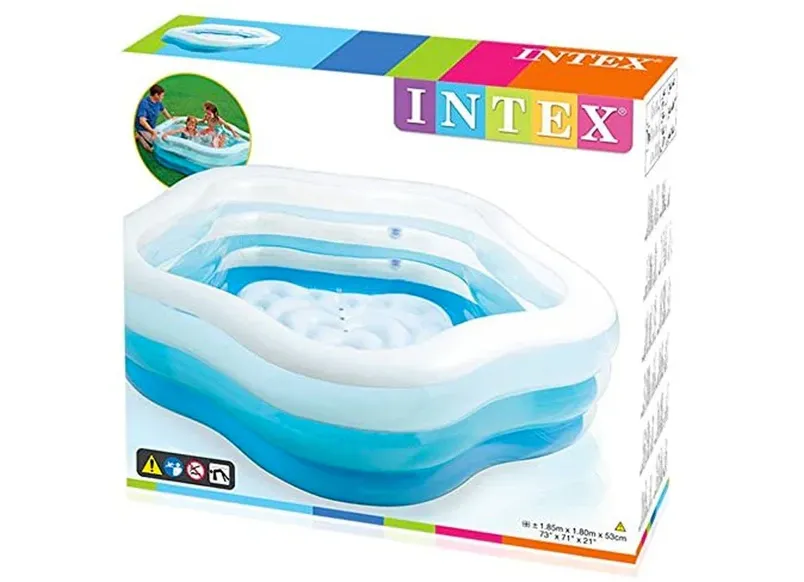 Intex Pentagonal Family Pool - 56495