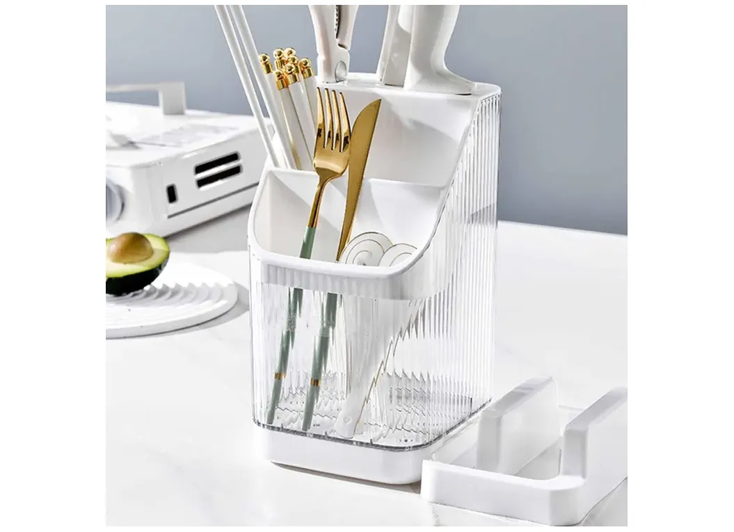 Knife Utensil Holder, Multifunctional Cooking Utensil Knife Holder Removable Large Capacity for Countertop