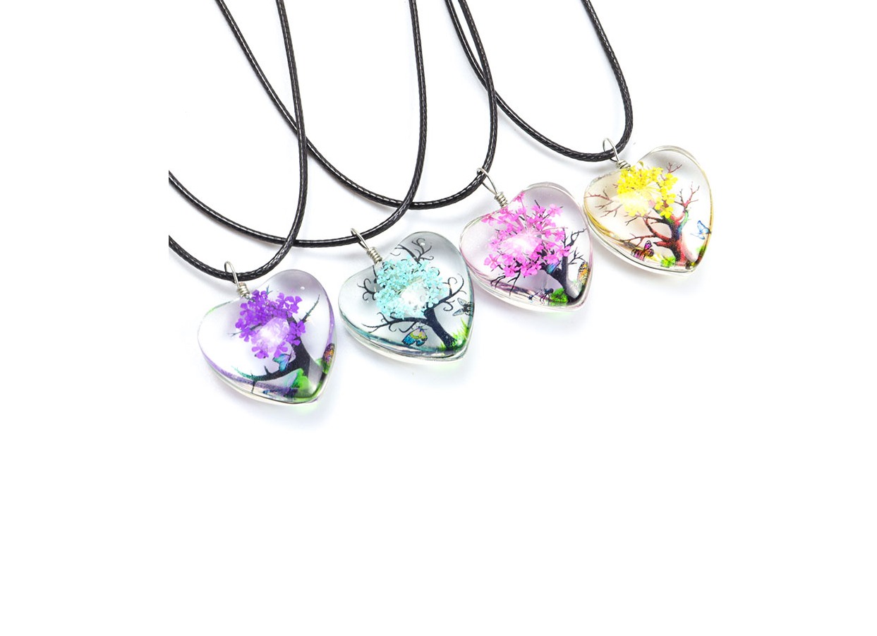 glass necklace