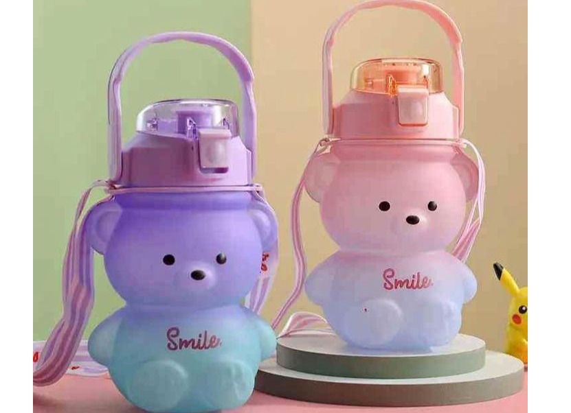 Cute bear water bottles for kids