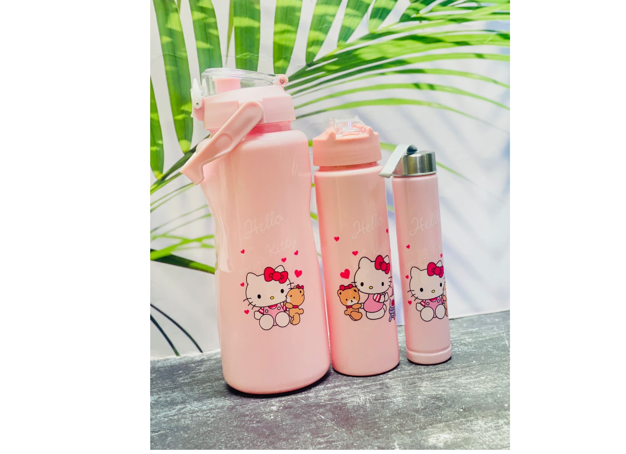 🌀 *3 pcs water bottle bear design* 🌀*                              *900ml*                              *300ml*          🌀 *Delivery  days 5-7*  🌀  *deposit  only*  🌀 *කුරියර් පමණයි*   🌀 *අදාල  දිස්ත්‍රික්කයට   කුරියර්* *ගාස්තුව  list එකෙන් බලන්න*