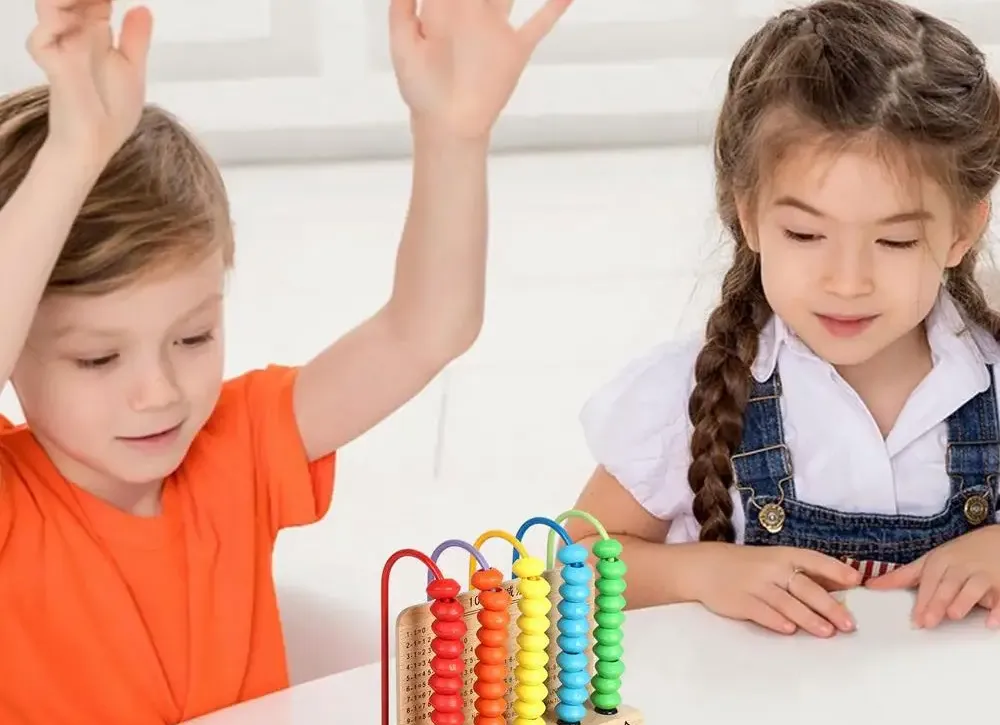 Kids Rainbow Counting Beads