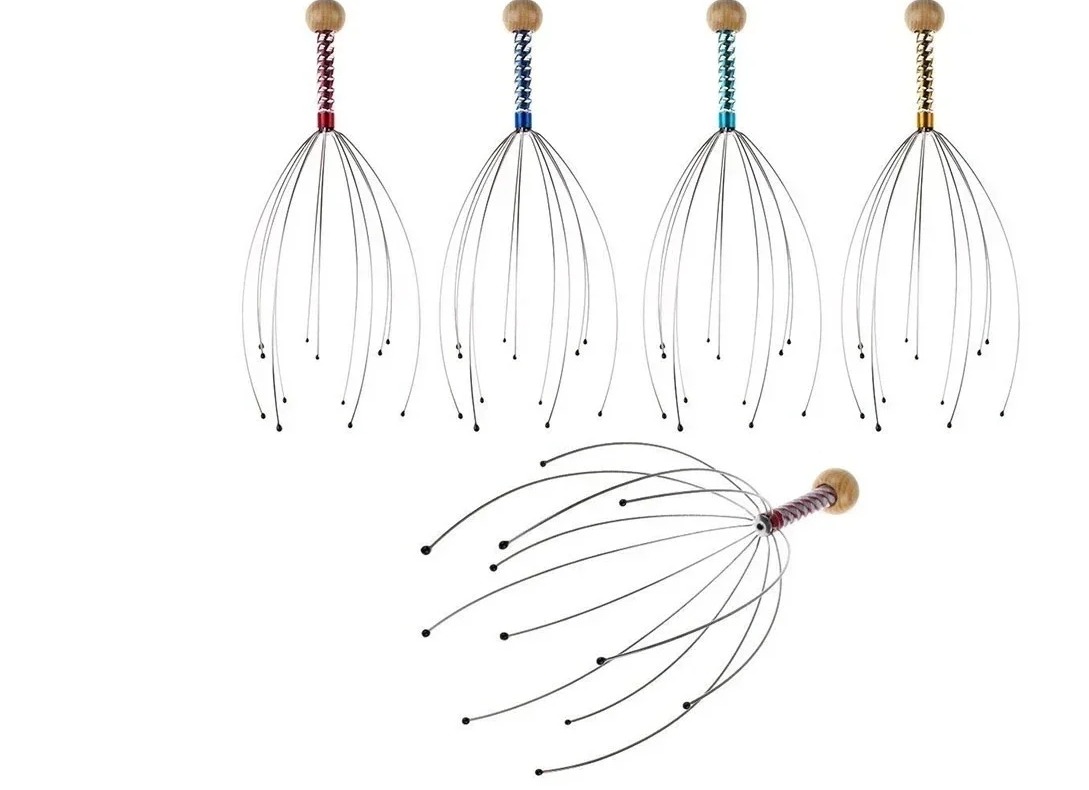 Electronic head massager