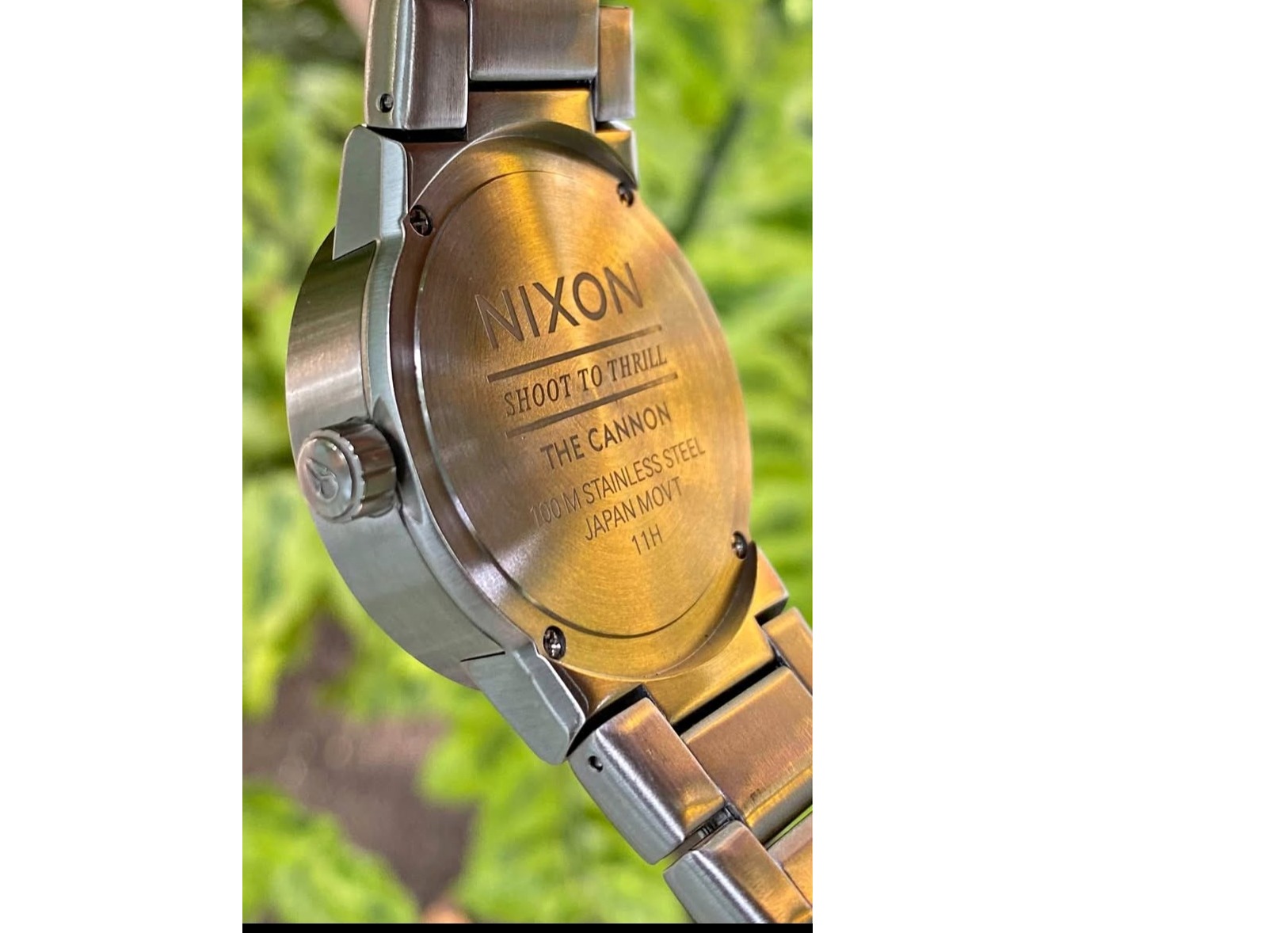 NIXON The Connon White Quartz watch