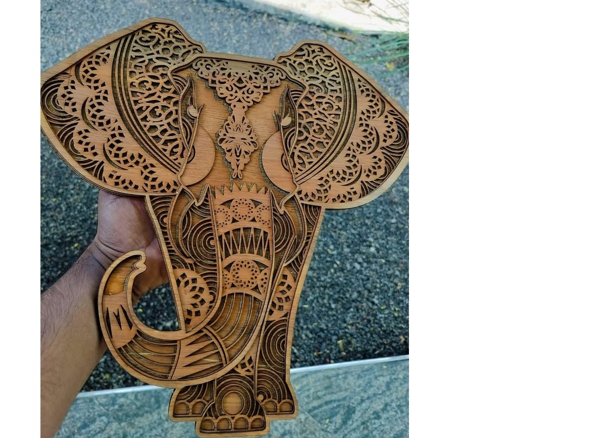 Wooden elephant 🐘