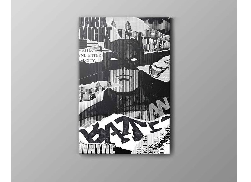 Batman Wall Art Panels – DC Superhero Room Decor 🦇