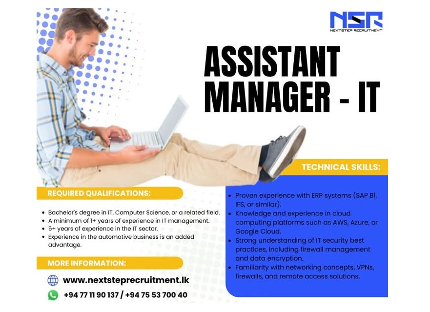 Assistant manager IT