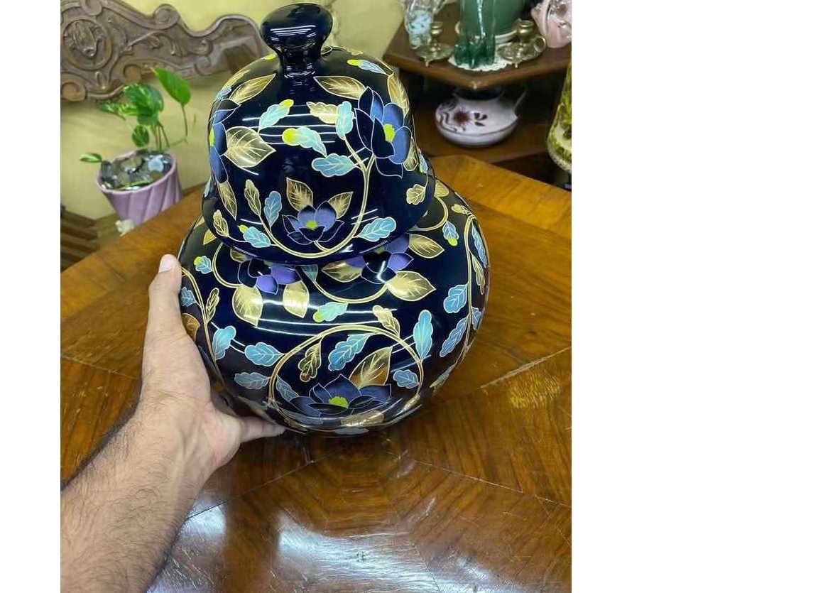 Hand made porcelain pot