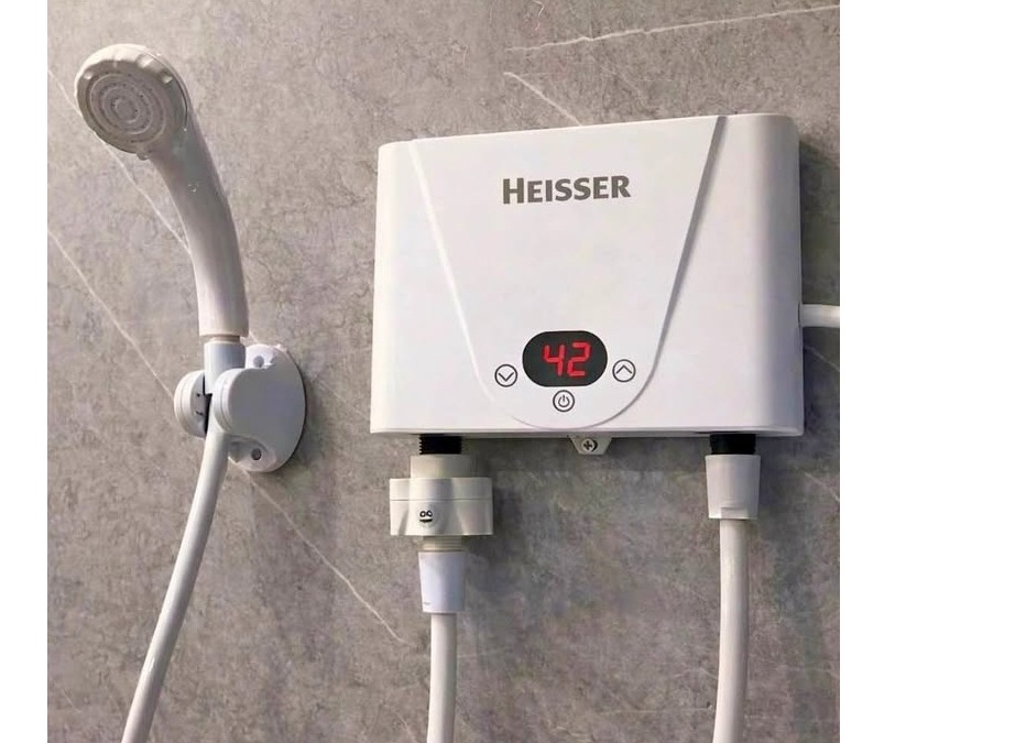 Instant 5.5KW 4 Gear Hot Water Shower Heater Fullset