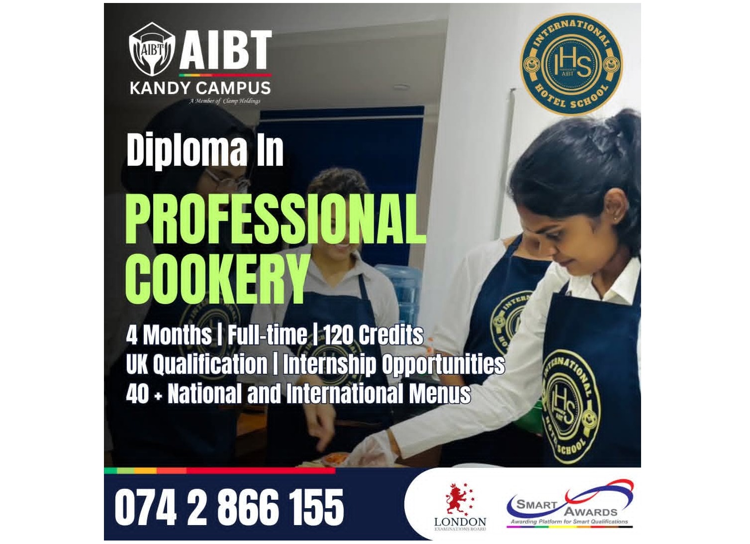 Diploma in professional cookery