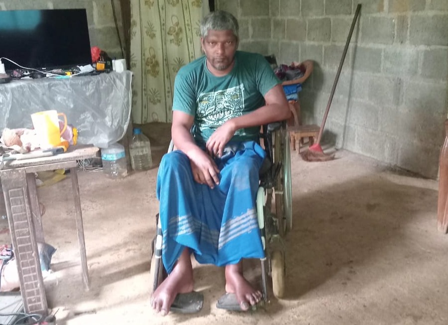 Donation required for wheelchair