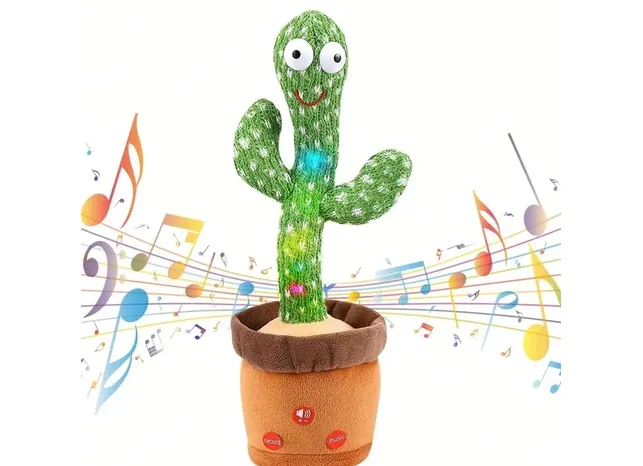 1pc-Dancing Talking Cactus Toy