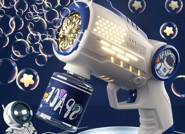 Astronaut Electric Automatic Light Bubble Machine