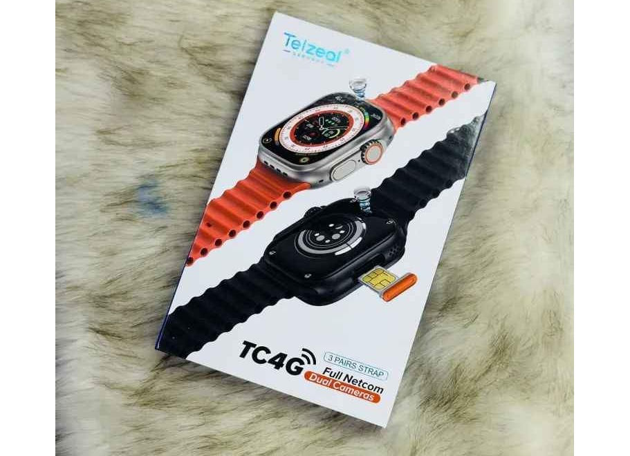 Telzeal TC4G | Android Ultra Smart Watch | 4GB RAM | 64GB Storage | 2.2″ Full Touchscreen Display