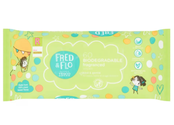 Fred& Flo Tesco Baby 60 wipes