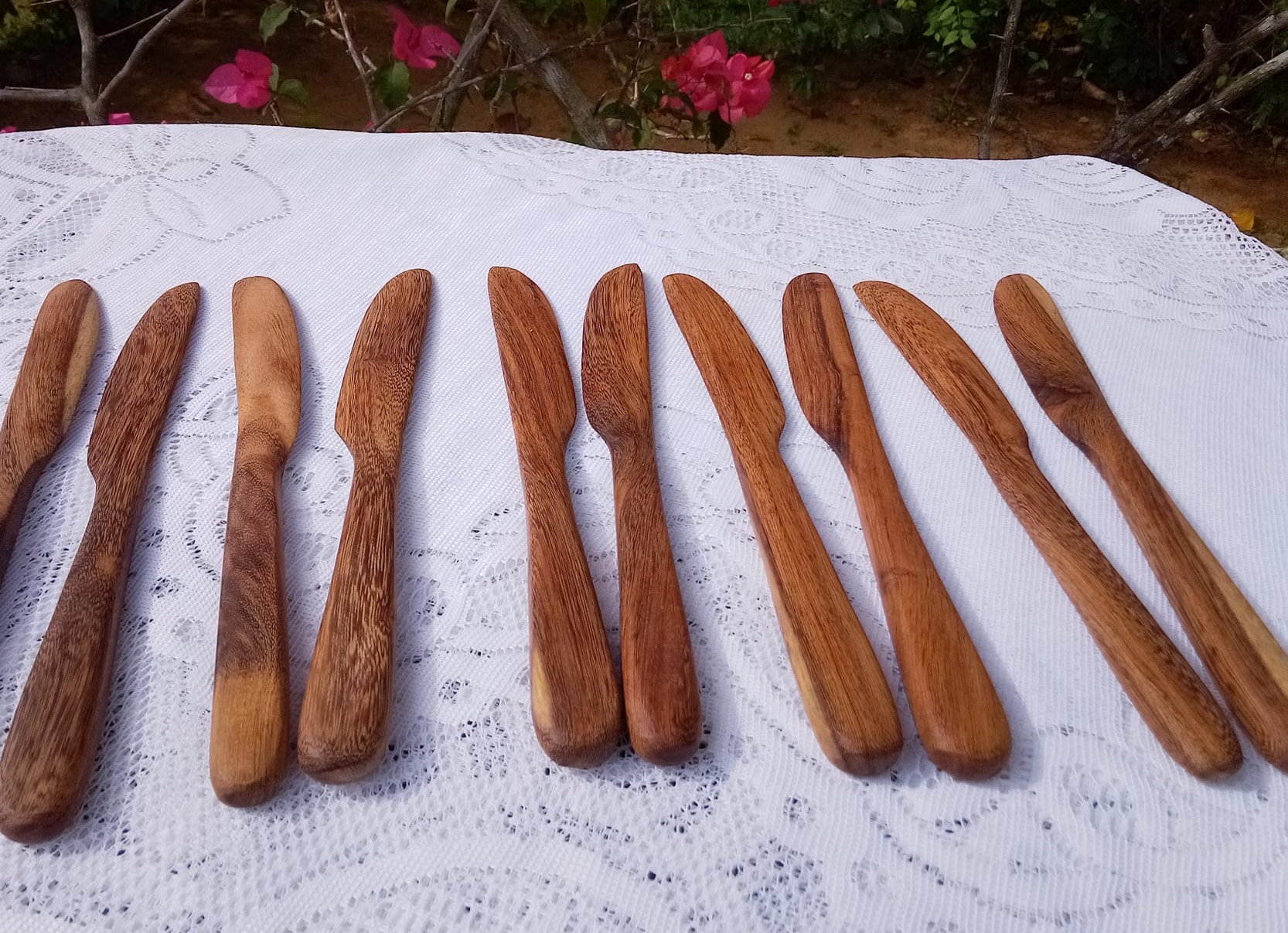 Traditional coconut shell Cutlery 100% natural