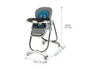 Multi Function Baby High Chair With Wheels (JLX-808)