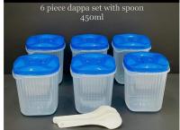 6 pcs Dappa set with spoon