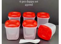 6 pcs Dappa set with spoon