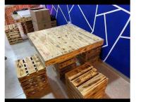 Pallet teable and bench