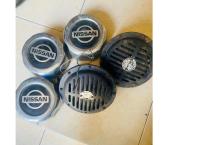 Nissan Petrol Wheel cups and Horn Set