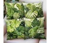 Tropical Leaf Print Decorative Pillow & Covers