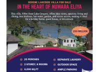 VILLA FOR SALE IN NUWARA ELIYA