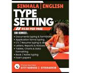🖥️ PROFESSIONAL TYPE SETTING SERVICES Rs.50 per page only