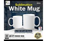 Sublimation white mugs AAA Grade