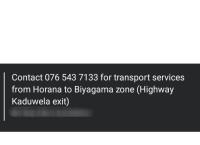 Transport service 🚎