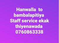 Hanwella to Bambalapitiya 🙋‍♀️