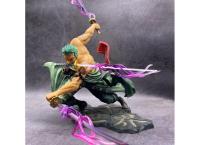 New One Piece 10cm Anime Figure Roronoa Zoro Three-Blade Sa-maximum Manga Anime Statue Action Figure Collection Model Kid Toy