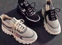 2024 New Fly Woven Mesh Casual Breathable Sneakers Korean Style