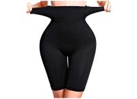 YBFDO Women's High Waist Flat Angle Shaper Pants Postpartum Buttocks Lifting Body Shaping Pants Slim Shorts Waist Trainer