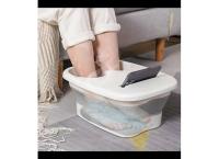 Collapsible footbath massage bucket