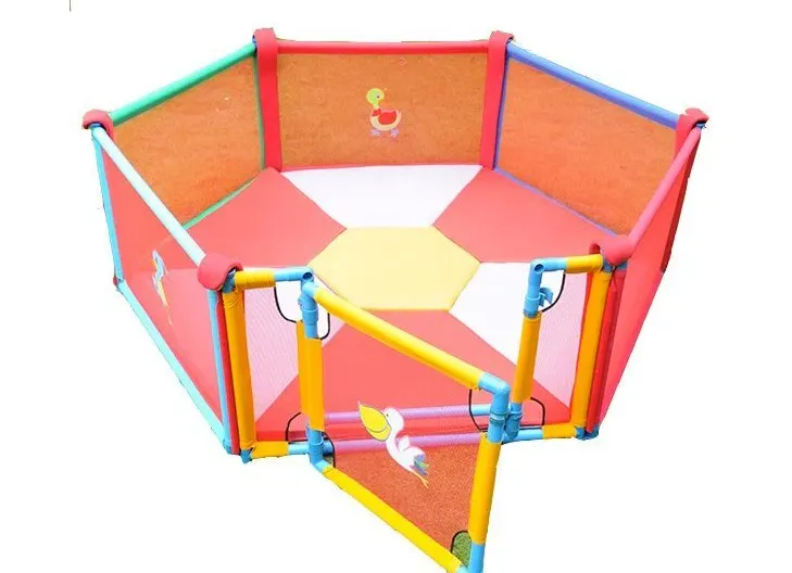 6 Panel Playpen With Granny Gate (Poco Casa) - Without Mattress