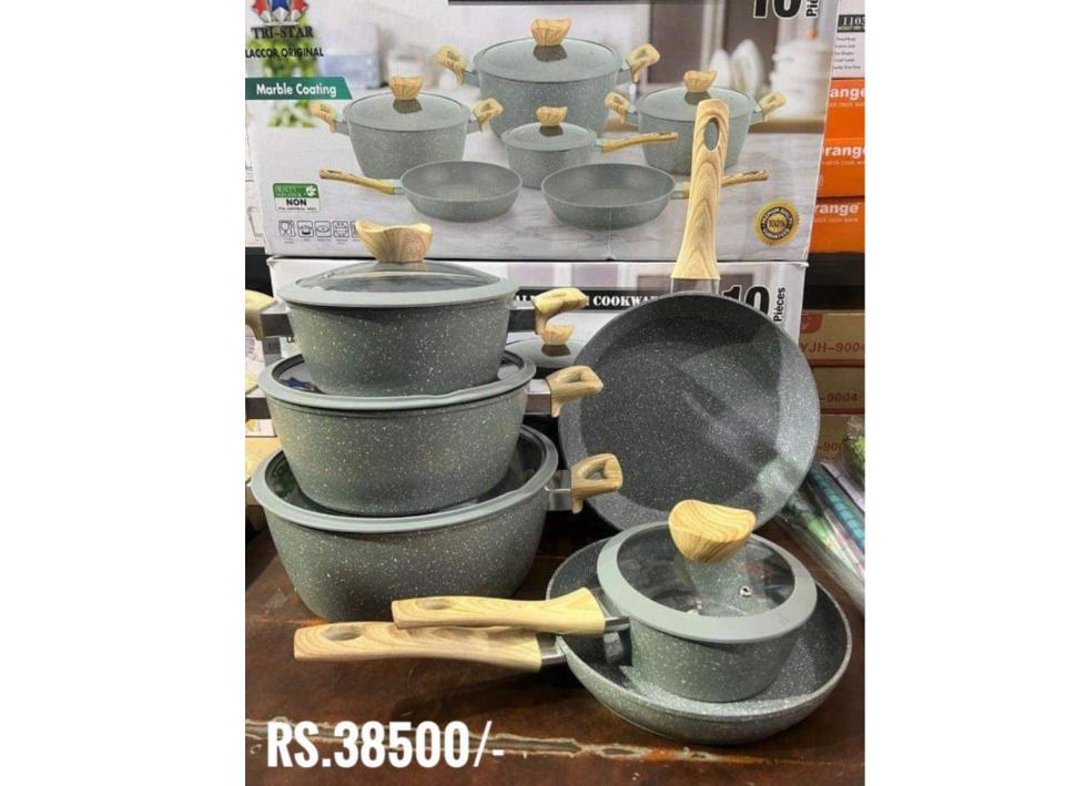 10 pcs Aluminum cookware Set