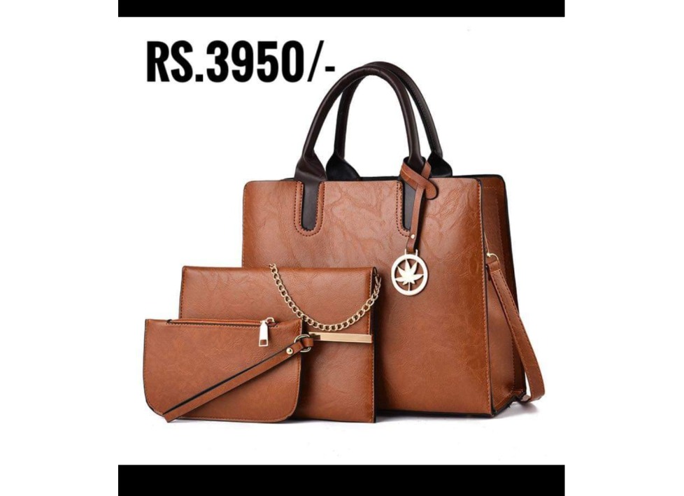 Ladies Hand Bag set (3 item together )