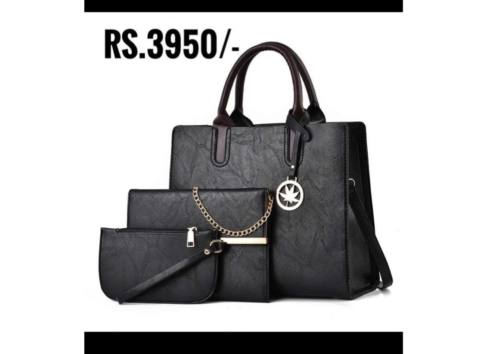 Ladies Hand Bag set (3 item together )