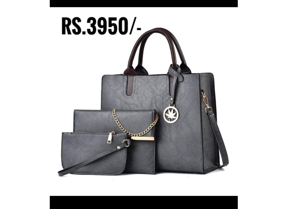 Ladies Hand Bag set (3 item together )