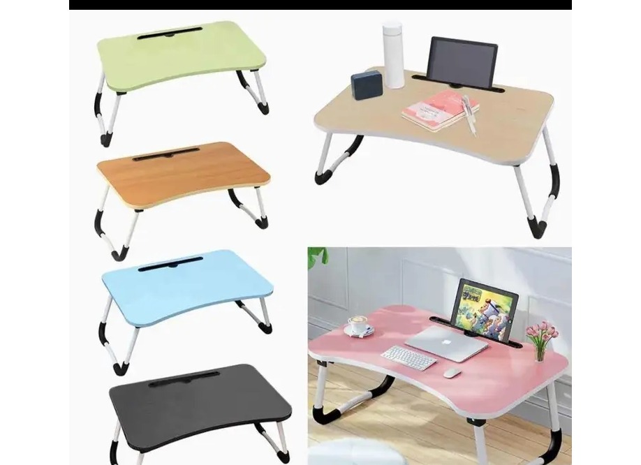 Small folding laptop table