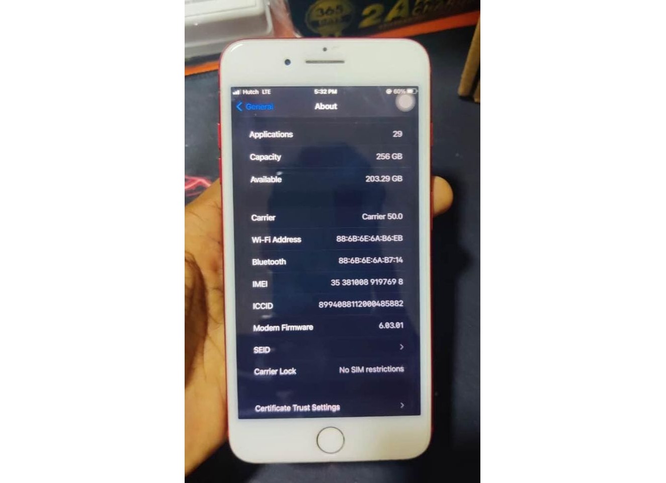 7 plus 256 GB   EXCHANGE