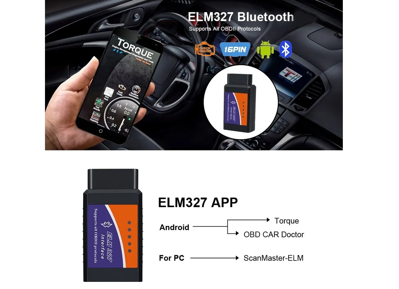 OBD2 II (Bluetooth) Car Scanner