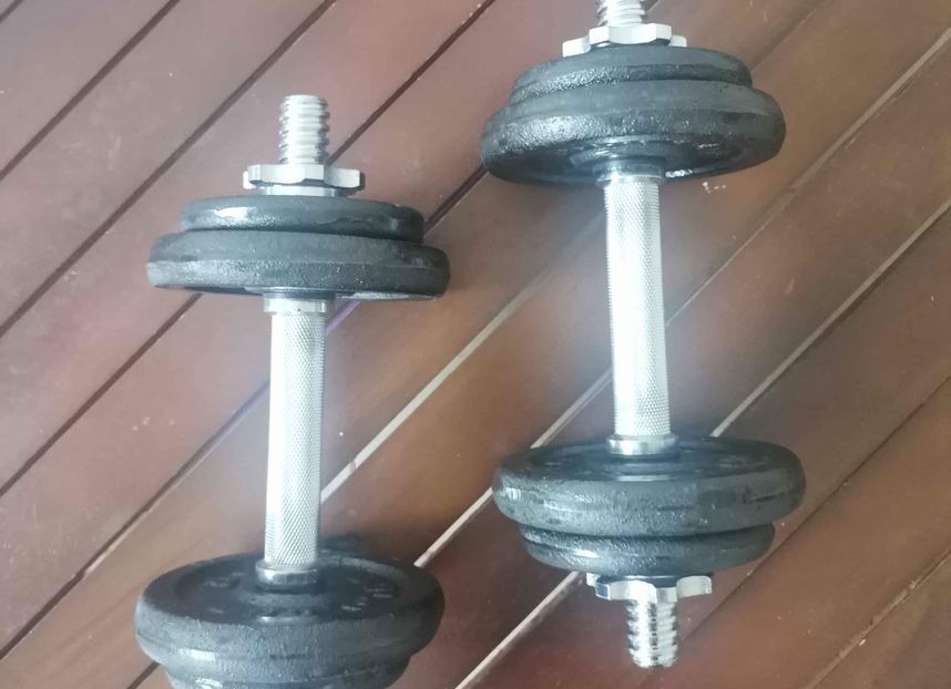 Dumbbell set.15kg