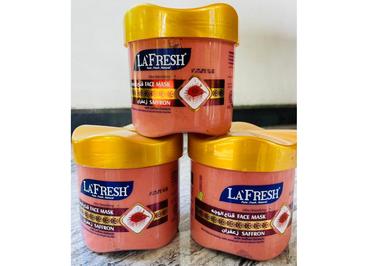 La Fresh Saffron Face Mask (Pack)