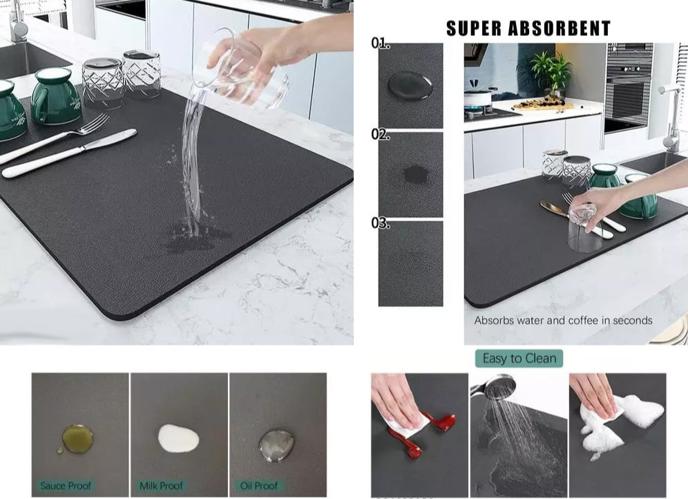 Super Absorbent Dish Drying Mat (P03810)