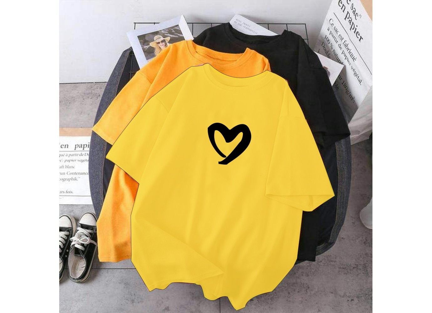 🥰 Baggy New Design T- Shirts For Girls 🥰