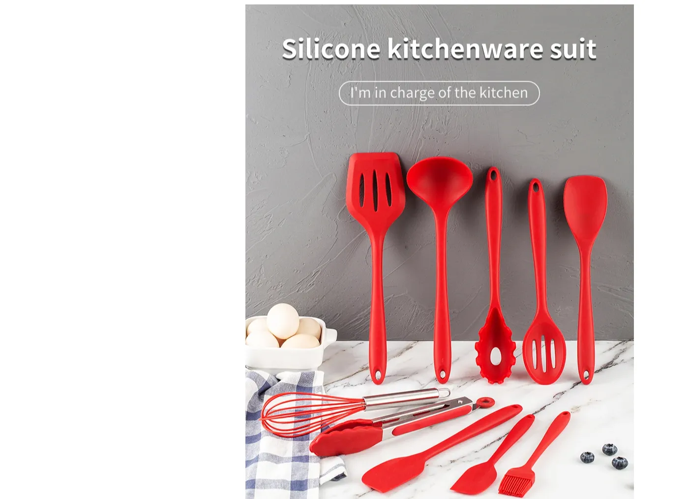 10 Pcs Silicone Kitchen Set