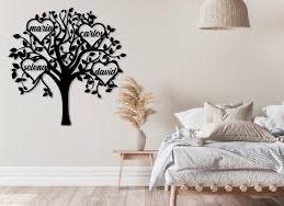 Bed room wall art