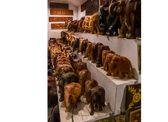 Handcrafted elephant